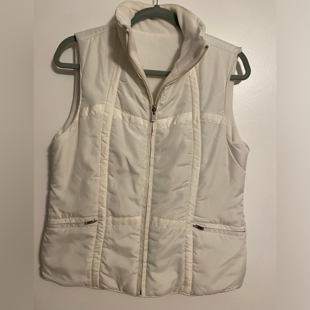 White comfortable vest
